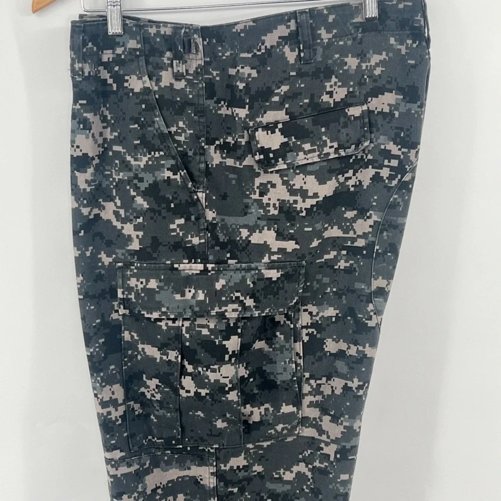 Tru Spec Cargo Pants Camo Digital Men 43 x 26 Grunge Military Utility FLAWS